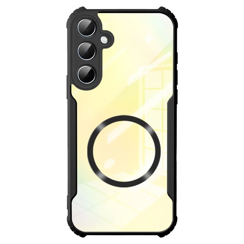 For Samsung Galaxy A35 5G Magnetic Case Reinforced Corners TPU + Acrylic Phone Cover
