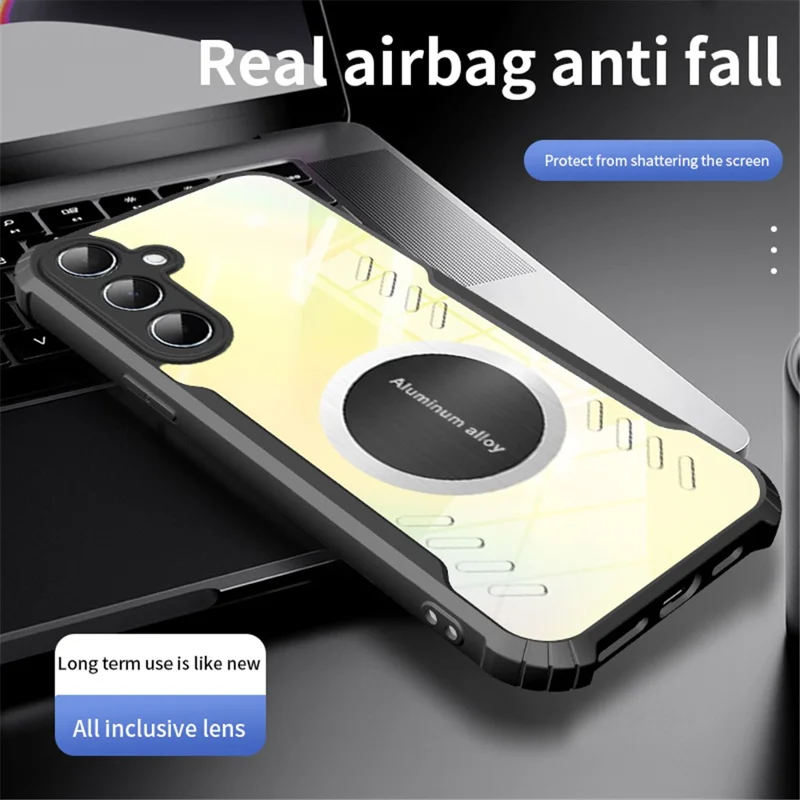 Für Samsung Galaxy S25 Hülle Verstärkte Ecken TPU + Acryl Wärmeableitung Handyhülle