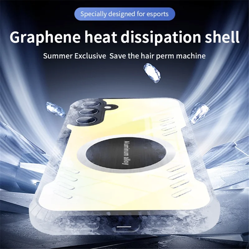 Für Samsung Galaxy S25 Hülle Verstärkte Ecken TPU + Acryl Wärmeableitung Handyhülle