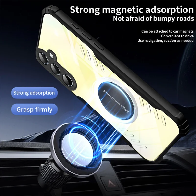 Für Samsung Galaxy S25 Hülle Verstärkte Ecken TPU + Acryl Wärmeableitung Handyhülle
