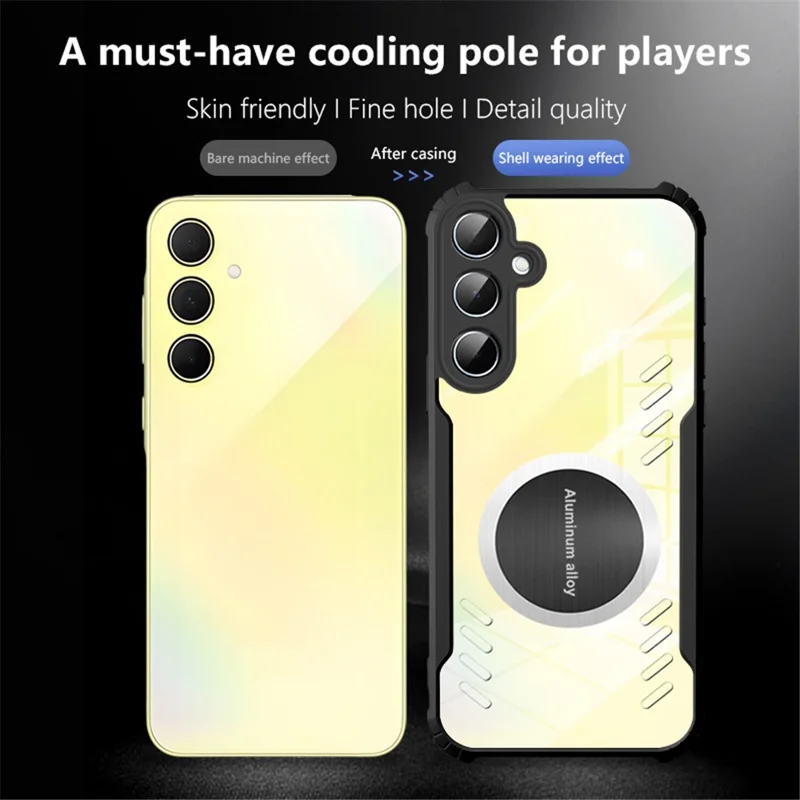 Für Samsung Galaxy S25 Hülle Verstärkte Ecken TPU + Acryl Wärmeableitung Handyhülle