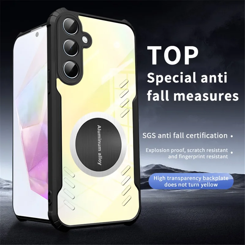 Für Samsung Galaxy S25 Hülle Verstärkte Ecken TPU + Acryl Wärmeableitung Handyhülle
