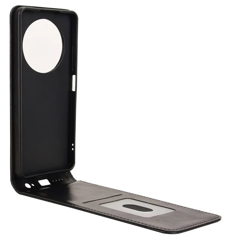 Cover per TECNO Spark 30 4G KL6 con Slot per Carta, Custodia in Pelle con Flip Magnetico Verticale - Nero