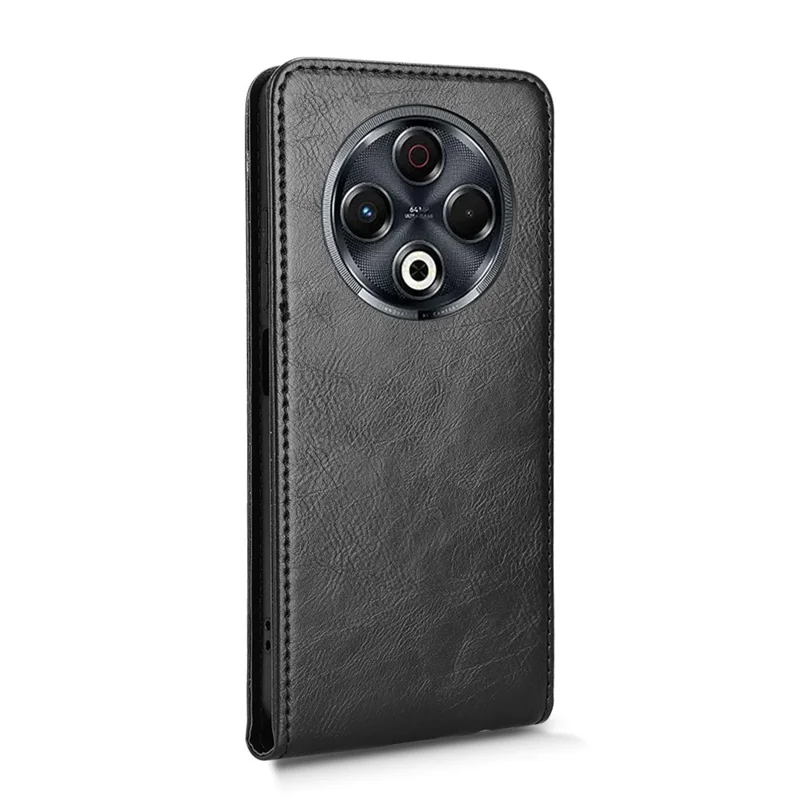 Cover per TECNO Spark 30 4G KL6 con Slot per Carta, Custodia in Pelle con Flip Magnetico Verticale - Nero