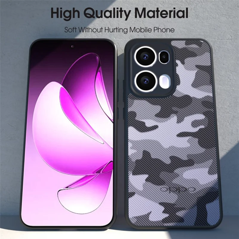 IBMRS For Oppo Reno13 Pro 5G Case TPU + PC Heavy Duty Shockproof Phone Cover - Artistic Camouflage