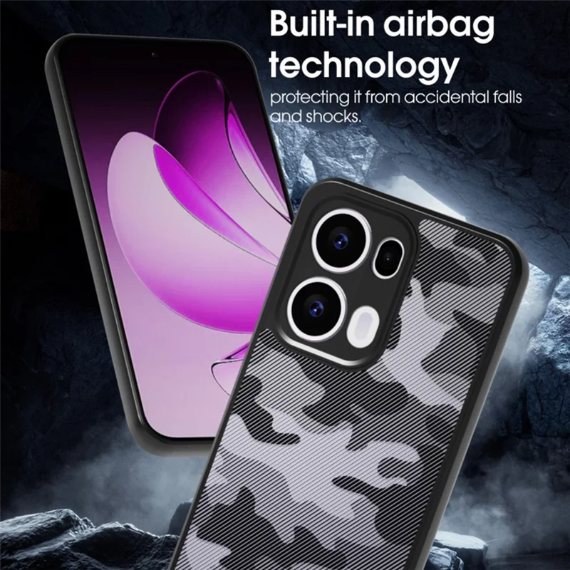 IBMRS For Oppo Reno13 Pro 5G Case TPU + PC Heavy Duty Shockproof Phone Cover - Artistic Camouflage