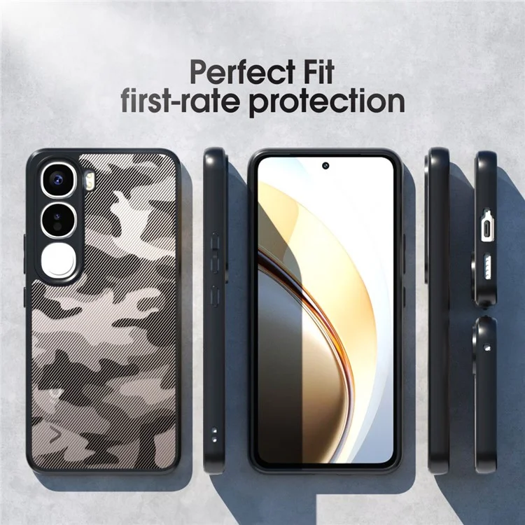 IBMRS For vivo Y300 5G / V40 Lite 5G Case TPU + PC Heavy Duty Shockproof Phone Cover - Artistic Camouflage