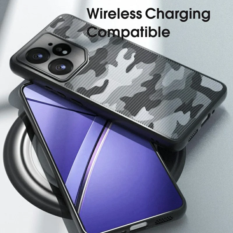 IBMRS For Realme Neo7 5G Case TPU + PC Heavy Duty Shockproof Phone Cover - Matte Black