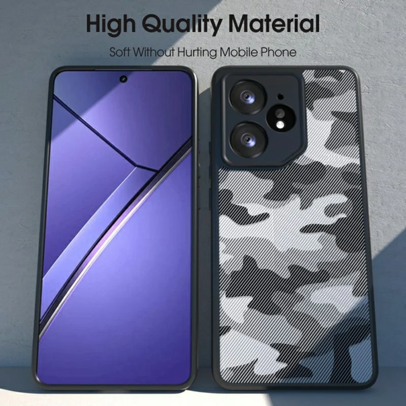 IBMRS For Realme Neo7 5G Case TPU + PC Heavy Duty Shockproof Phone Cover - Matte Black