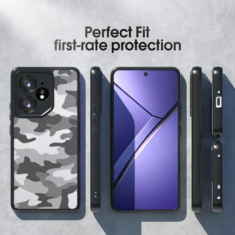 IBMRS For Realme Neo7 5G Case TPU + PC Heavy Duty Shockproof Phone Cover - Matte Black