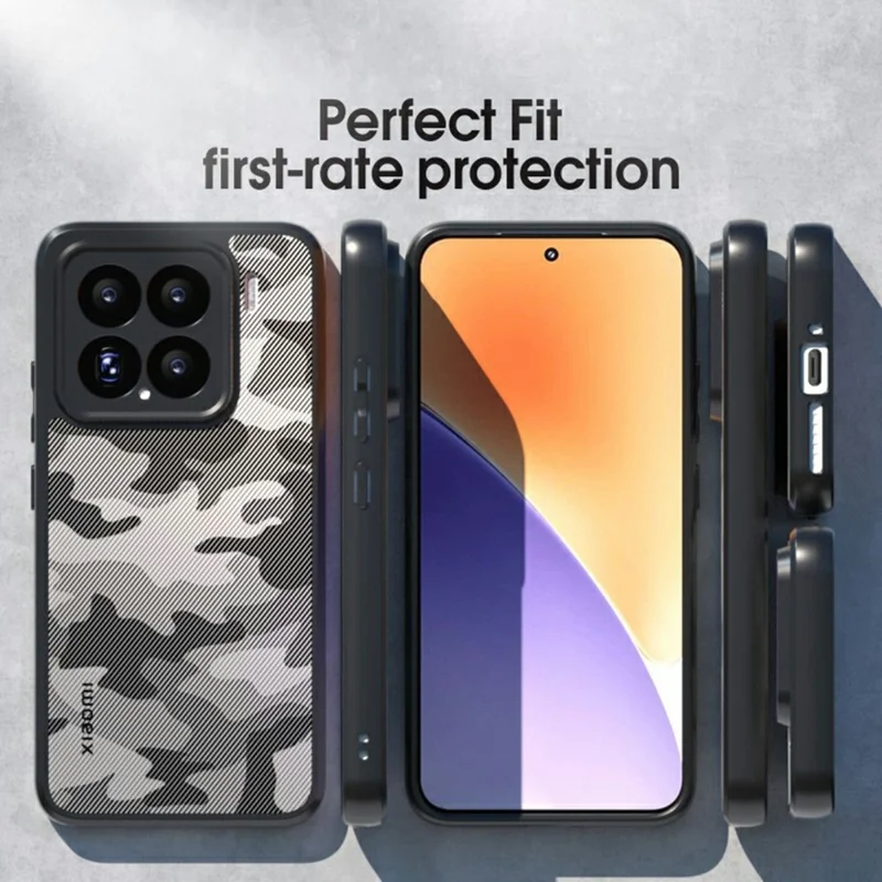 IBMRS For Xiaomi 15 Case TPU + PC Heavy Duty Shockproof Phone Cover - Artistic Camouflage