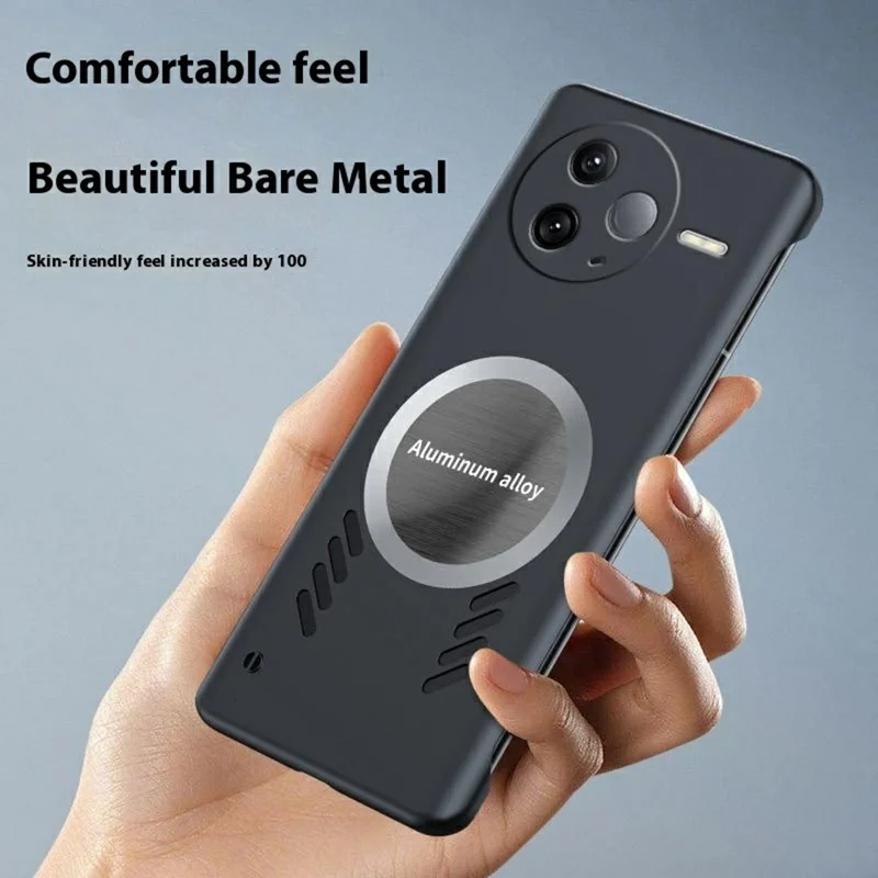 For Xiaomi Poco F7 Pro 5G / Redmi K80 5G Case Hard PC Frameless Heat Dissipation Phone Cover - Green
