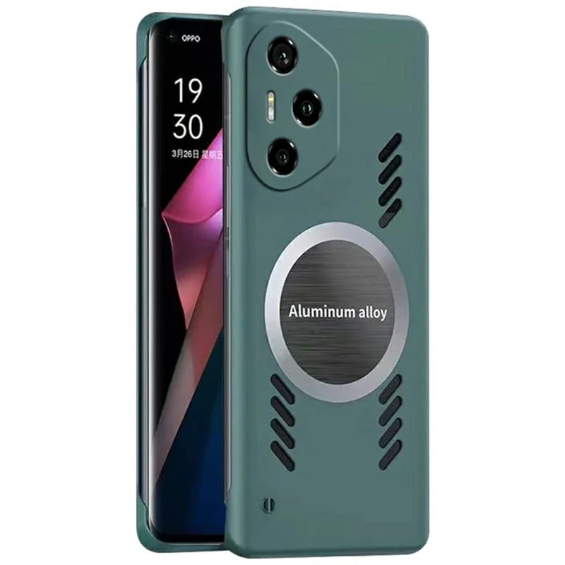 For Honor 300 Pro Case Hard PC Frameless Heat Dissipation Phone Cover - Green