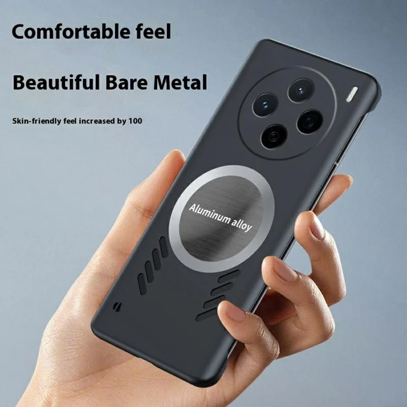 For vivo X200 5G Case Hard PC Frameless Heat Dissipation Phone Cover - Green