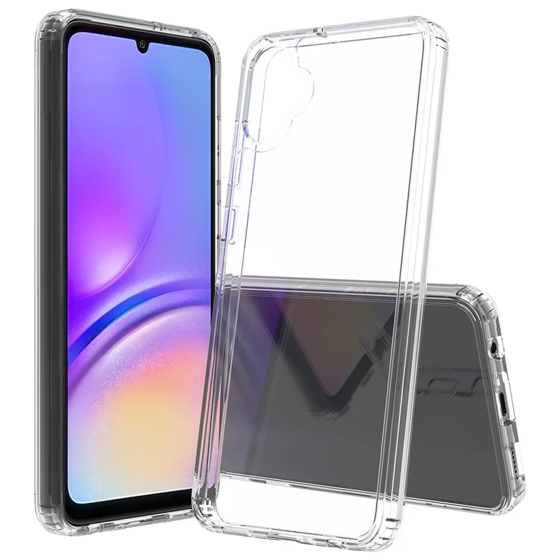 For Samsung Galaxy M05 4G / F05 Clear Phone Case TPU + Acrylic Shockproof Phone Back Cover
