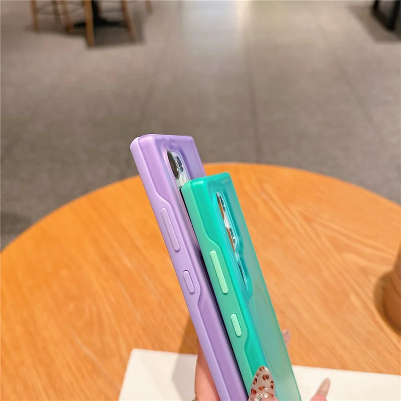 For Samsung Galaxy S24 Ultra Magnetic Case Skin Touch TPU + PC Phone Back Cover - Purple