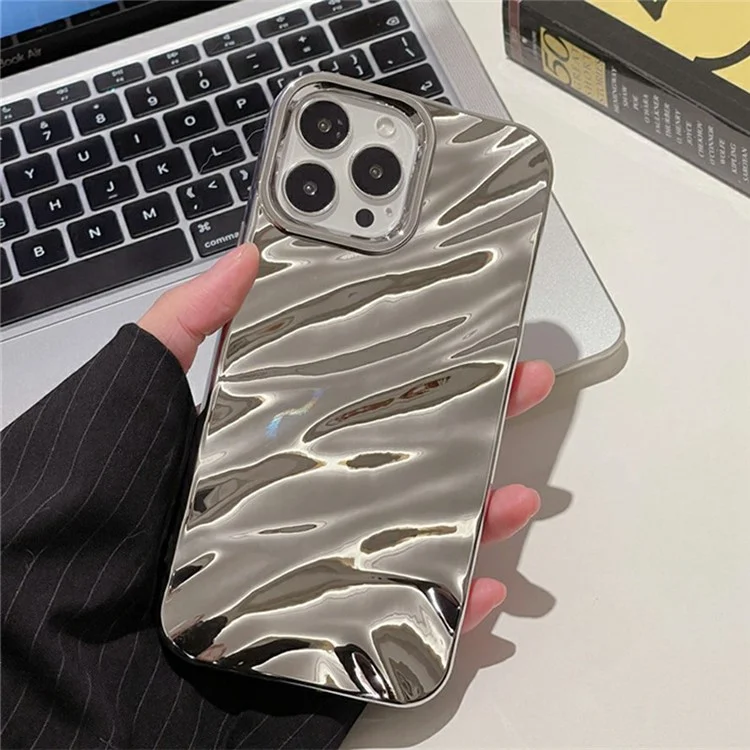 Für iPhone 13 Pro Max Hülle Wellenstruktur TPU Stoßfeste Handyhülle