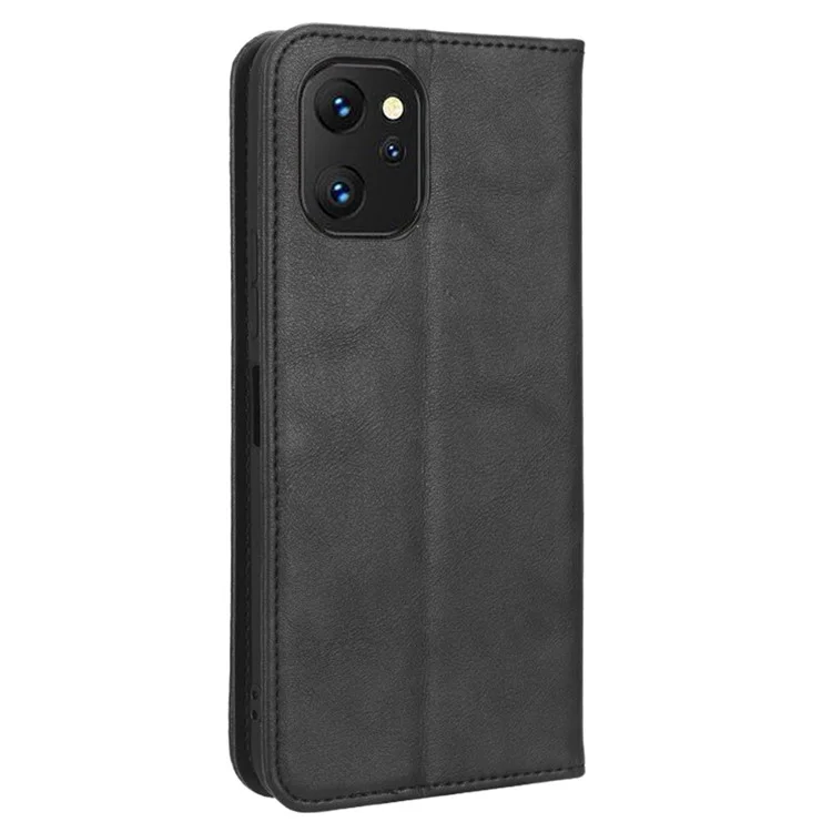 Shockpereper Phone Case Wallet Для Umidigi Power 7 Max, Ретро -ретро -картин - Черный