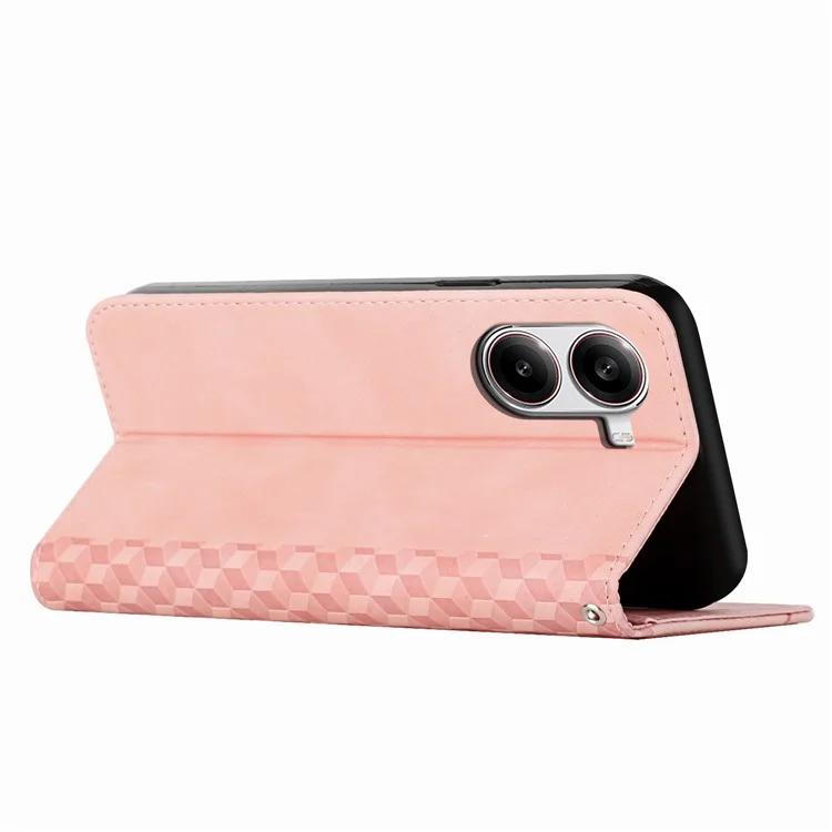 Leather Case for Xiaomi Redmi Turbo 4 5G / Poco X7 Pro 5G Wallet Phone Cover Pattern Imprinted - Rose Gold
