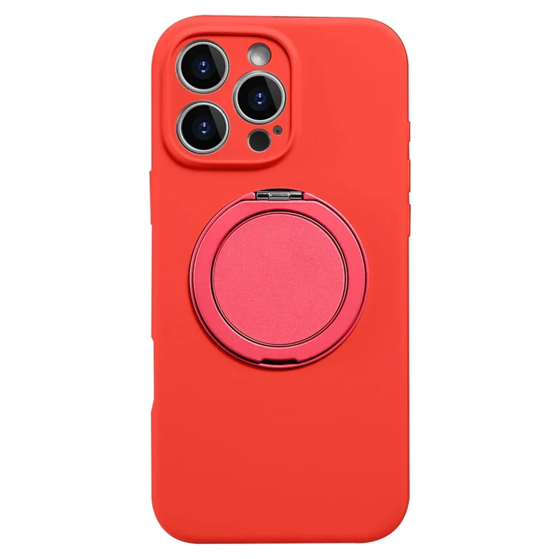 Bulk Purchasing For iPhone 16 Pro Max Case Compatible with MagSafe Kickstand Liquid Silicone Phone Cover Precise Cutouts - Red