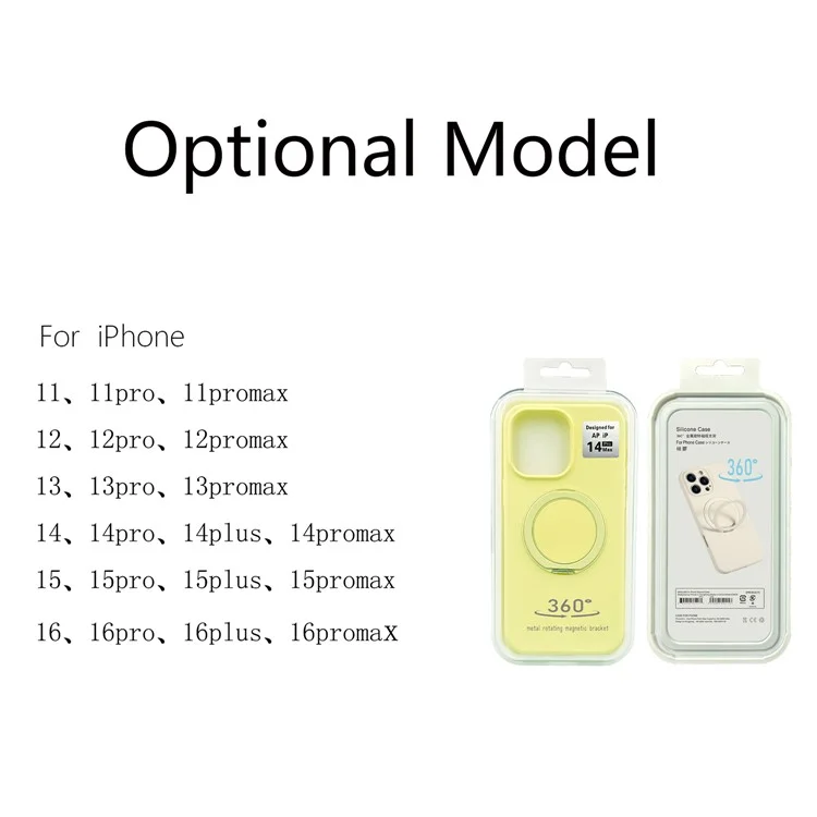 Bulk Purchasing For iPhone 16 Pro Max Magnetic Case Large Cutouts Kickstand Liquid Silicone Phone Cover - Purple