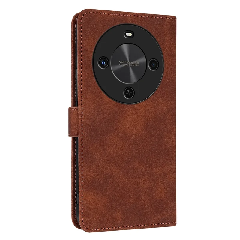 AZNS For Huawei Enjoy 70X Case PU Leather Wallet Phone Cover - Brown