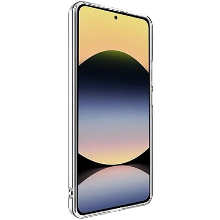 IMAK UX-5 Series Phone Cover for Xiaomi Redmi Note 14 4G (163.25x76.55x8.16mm) Case Shockproof TPU Clear Slim Back Shell