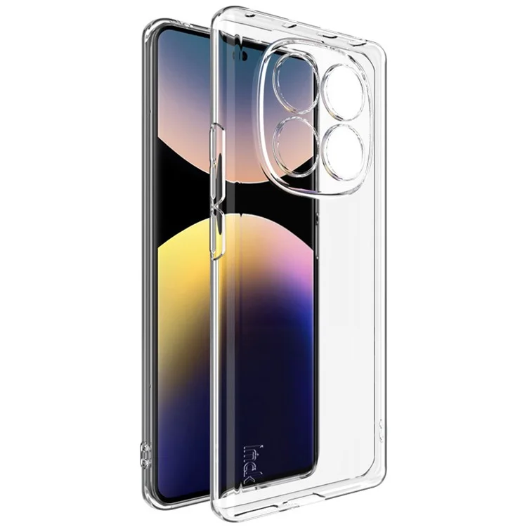 IMAK UX-5 Series Phone Cover for Xiaomi Redmi Note 14 Pro 4G Case Shockproof TPU Clear Slim Back Shell