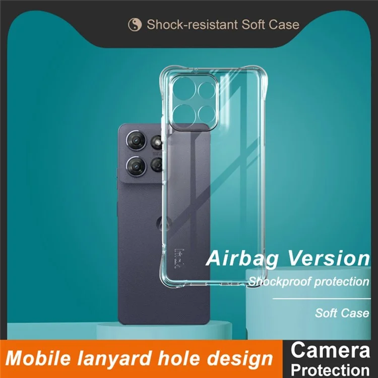 IMAK Funda para Motorola Moto G Power (2025) Carcasa TPU Protección Airbag Antichoque - Transparente