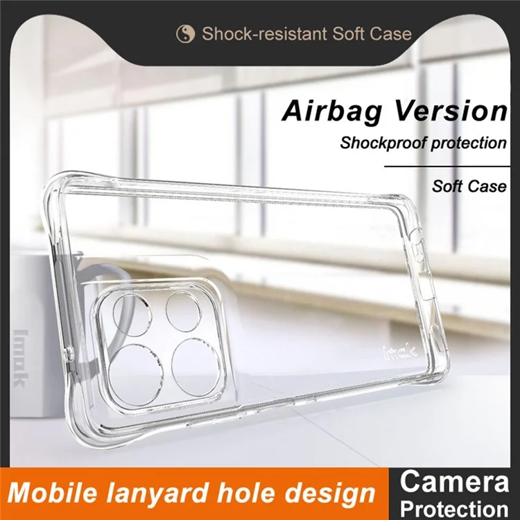 IMAK Funda para Motorola Moto G Power (2025) Carcasa TPU Protección Airbag Antichoque - Transparente