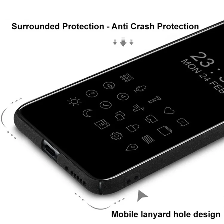 IMAK For Samsung Galaxy S25+ Cowboy Hard Case PC Phone Back Cover - Matte Black