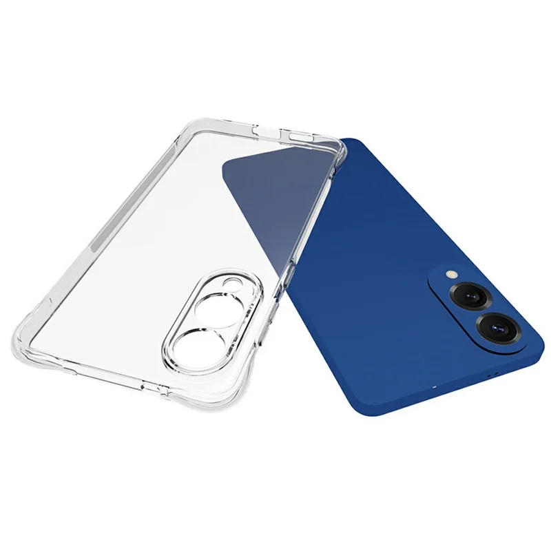 Capa de Celular TPU Transparente Antiderrapante para Samsung Galaxy S25 Edge / S25 Slim