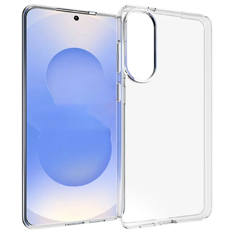 Capa de Telefone Transparente Slim para Samsung Galaxy S25 Edge / S25, Resistente a Marcas, Capa Traseira de TPU