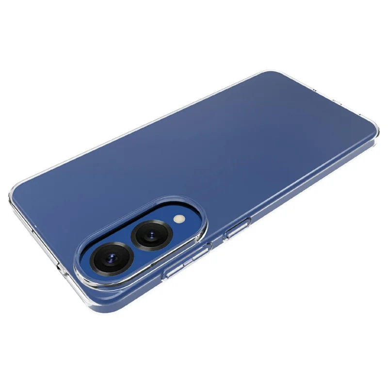 Capa de Telefone Transparente Slim para Samsung Galaxy S25 Edge / S25, Resistente a Marcas, Capa Traseira de TPU