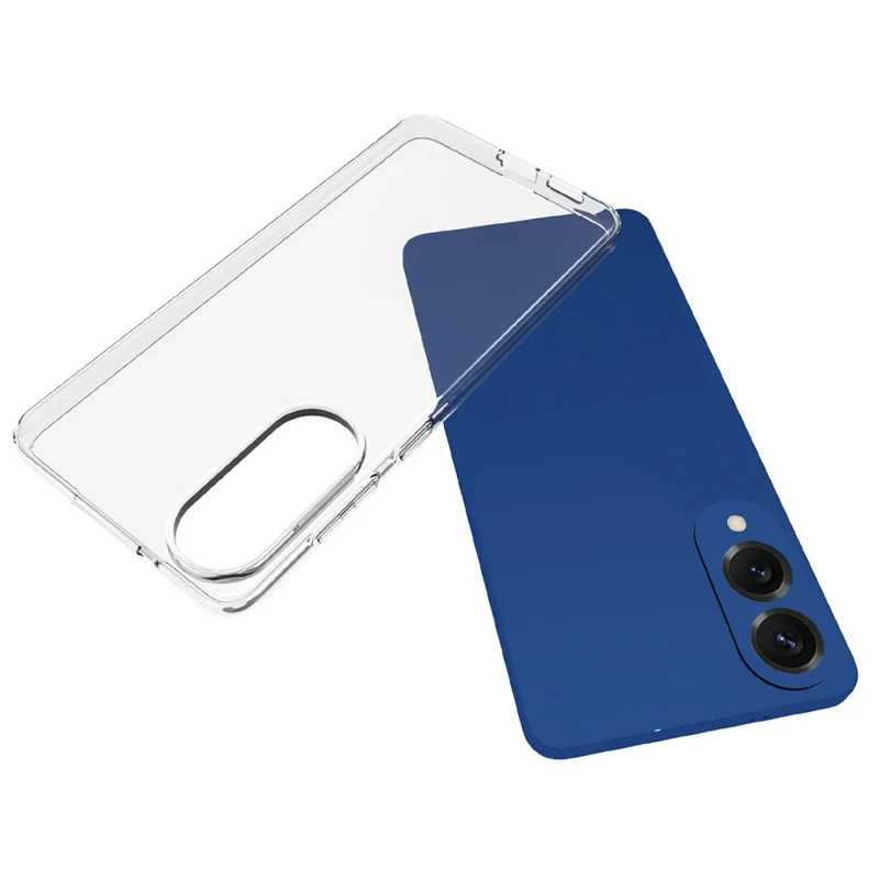Compra em Bulk para Capa de Celular Transparente à Prova d'Água para Samsung Galaxy S25 Edge / S25 Slim com Capa Traseira de TPU Resistente a Marcas