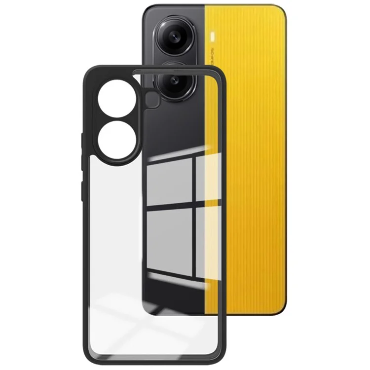 Étui IMAK UX-9A Série pour Xiaomi Redmi Turbo 4 5G / Poco X7 Pro 5G Coque Transparente TPU PC Renfort de Coins