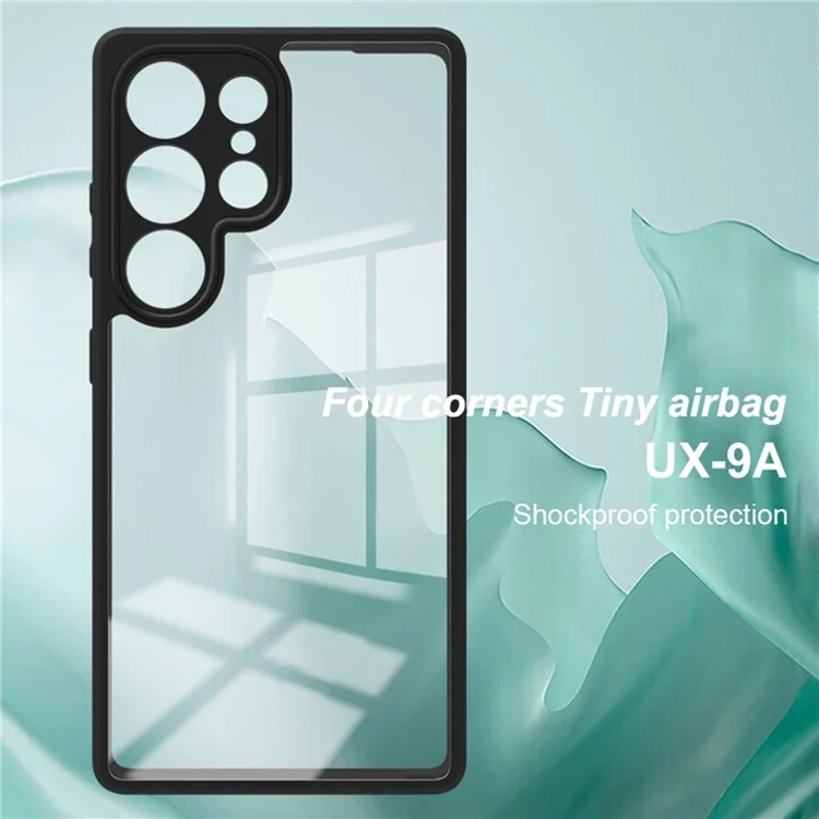 Étui IMAK UX-9A Series pour Samsung Galaxy S25 Ultra Coque Transparente TPU PC avec Coins Renforcés