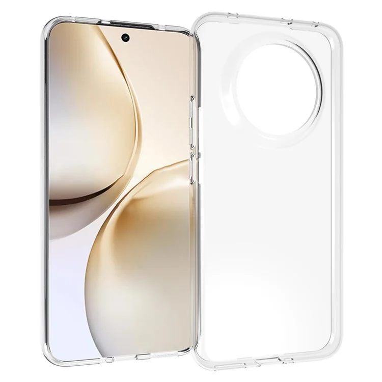 Funda transparente delgada resistente a marcas de agua de TPU para Realme 14 Pro+ 5G