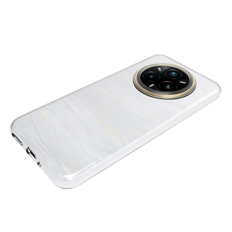 Funda transparente delgada resistente a marcas de agua de TPU para Realme 14 Pro+ 5G