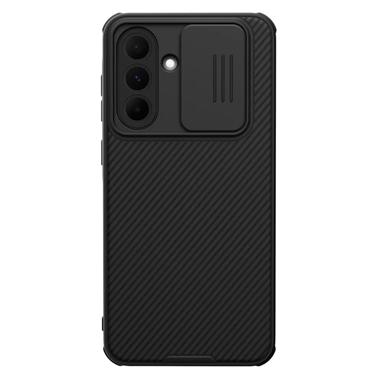 NILLKIN Camshield Pro Serie per Samsung Galaxy A56 5G Cover PC + TPU Coperchio Scorrevole Fotocamera Custodia Telefono - Nero