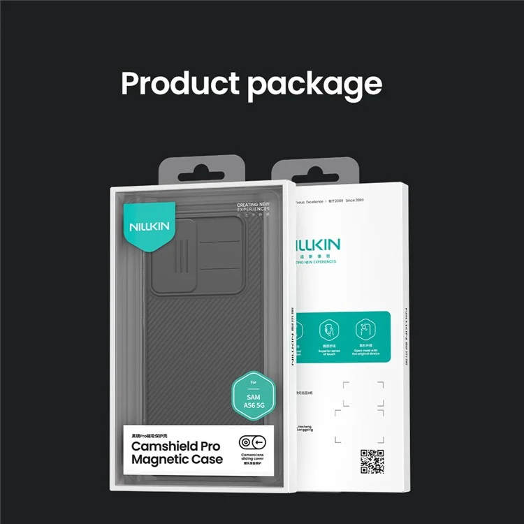 NILLKIN Camshield Pro for Samsung Galaxy A56 5G Case Compatible with MagSafe TPU + PC Phone Cover with Slider Camera Lid