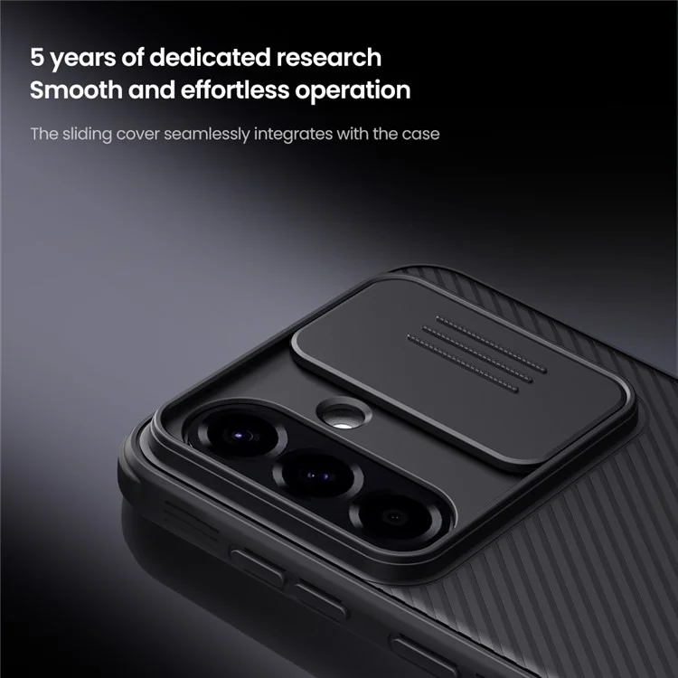 NILLKIN Camshield Pro for Samsung Galaxy A56 5G Case Compatible with MagSafe TPU + PC Phone Cover with Slider Camera Lid