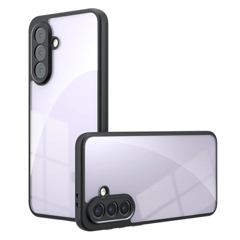 Voor Samsung Galaxy A56 5G hoesje TPU+PC stootvaste transparante telefoonhoes