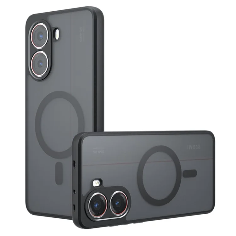Matte Case for Xiaomi Poco X7 Pro 5G / Redmi Turbo 4 5G Compatible with MagSafe TPU+PC Phone Cover