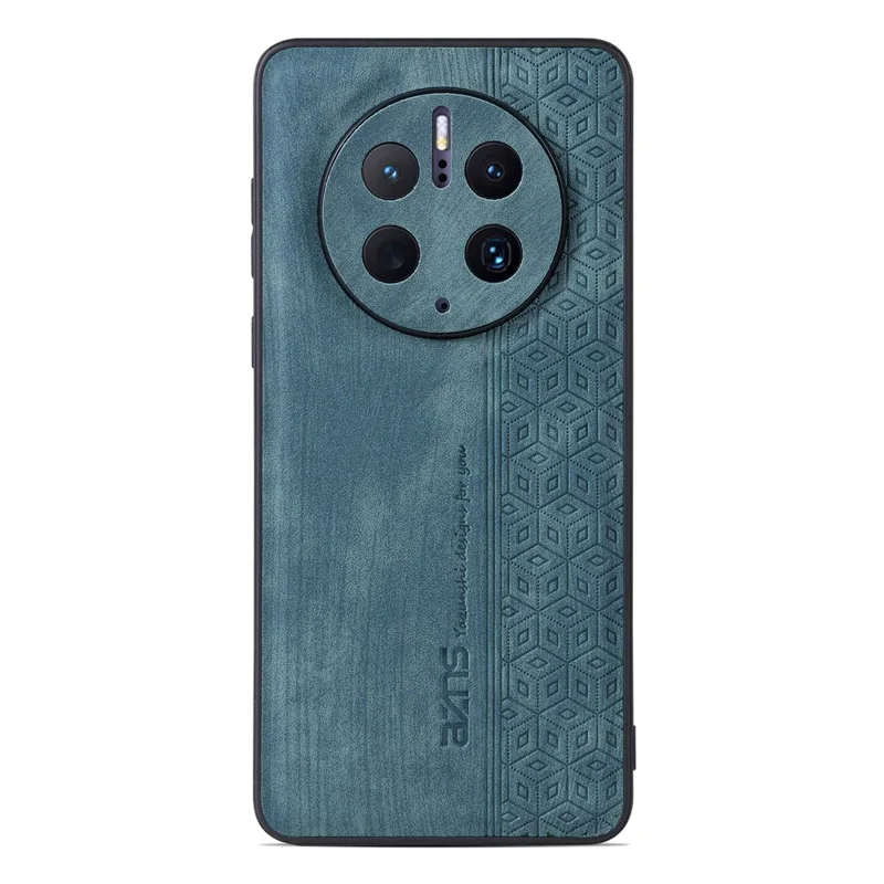 AZNS Cell Phone Cover For Huawei Mate 50 Pro 4G, Imprinted Pattern Anti-drop Phone Case PU Leather Coated TPU Shell - Green