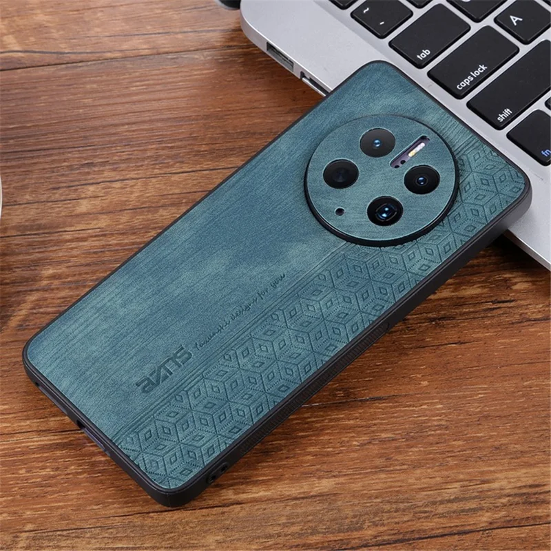 AZNS Cell Phone Cover For Huawei Mate 50 Pro 4G, Imprinted Pattern Anti-drop Phone Case PU Leather Coated TPU Shell - Green