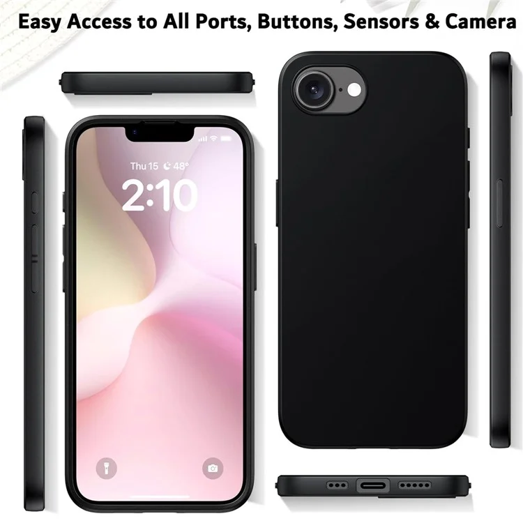 For iPhone 16e Case Anti-Drop Soft TPU Matte Phone Cover