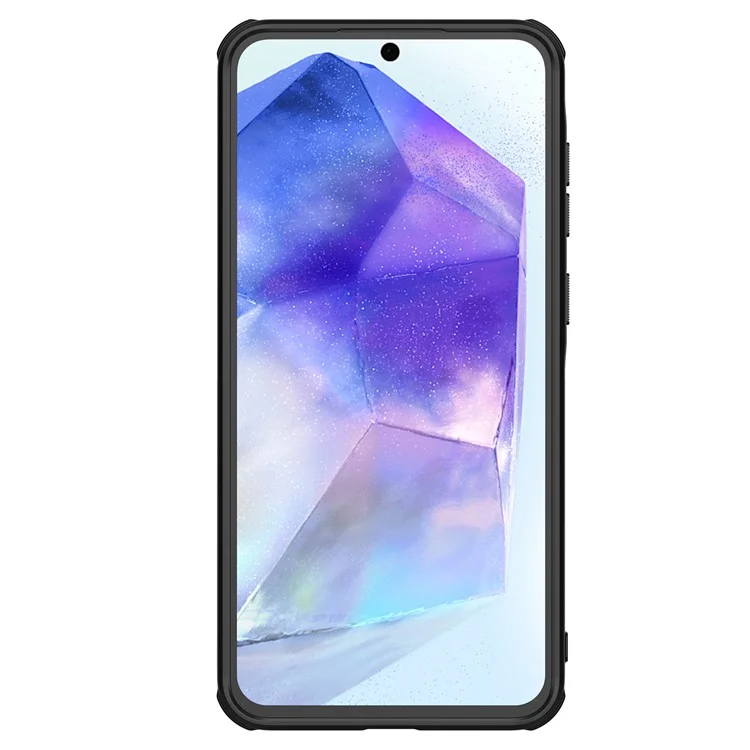 NILLKIN Frosted Shield Pro per Samsung Galaxy A56 5G Cover Opaca PC + TPU Custodia per Cellulare - Nero