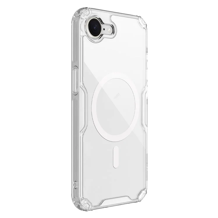 NILLKIN Nature Pro Series для iPhone 16e магнитный чехол TPU + PC ультра прозрачный телефонный чехол