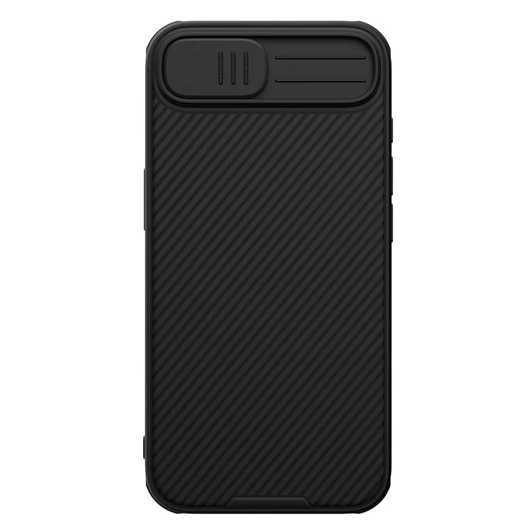 NILLKIN Camshield Pro pour Étui iPhone 16e Coque TPU + PC Magnétique avec Glissière Caméra - Noir